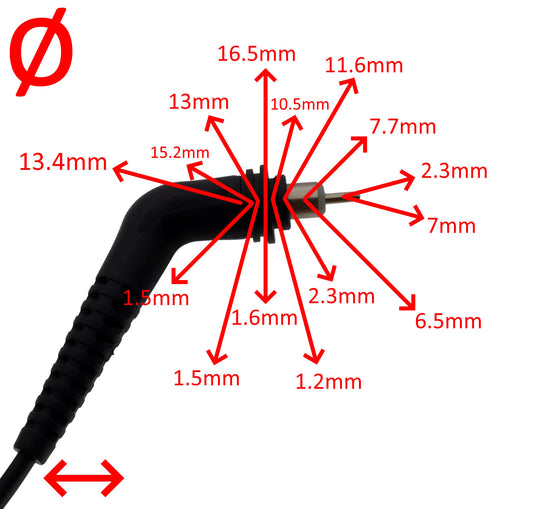 Cavo di alimentazione piastra per capelli per GHD Salon Mini Styler 4 4.2P NOTE