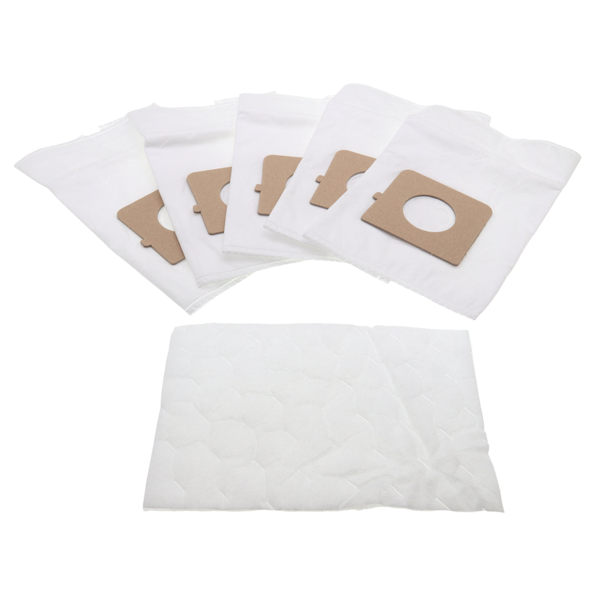 5 Sacchetti compatibili per aspirapolvere Rowenta Power Space e Moulinex ZR007001