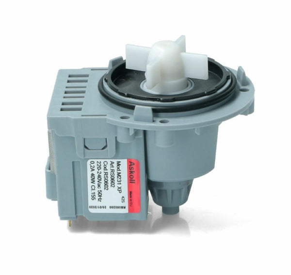 Askoll pompa scarico M231XP 40W lavatrice Candy Hoover Electrolux Whirlpool AEG