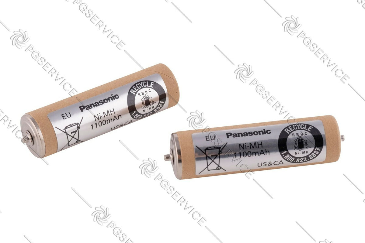 Panasonic 2x batterie 1.2V 1100mAh rasoio ER160 ER1511 ER1610 ER389 ERDGP72 ERH