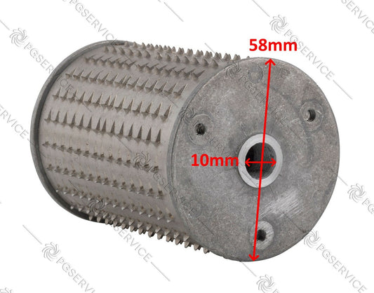 Quick Mill rullo dentato lama 95mm 10mm ORIGINALE per grattugia 0148 0149
