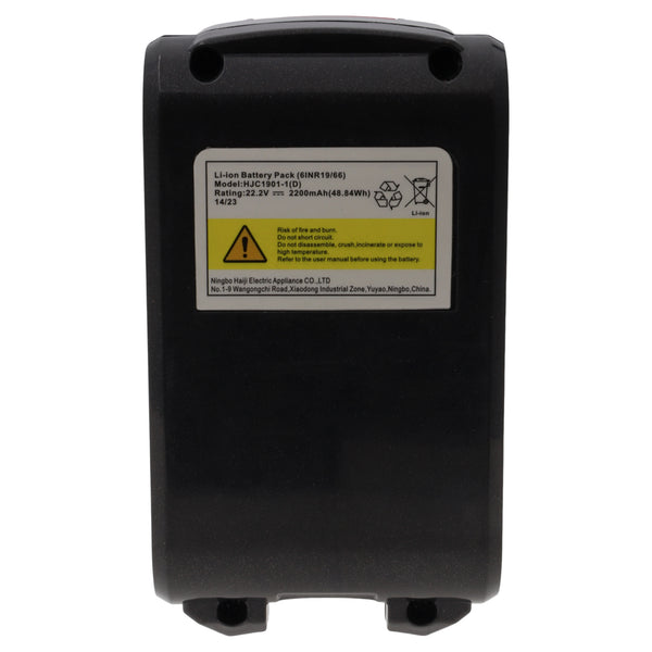 Ariete batteria HJC1901-1(D) 22.2V scopa aspirapolvere per Tchibo 2758 NOTE!
