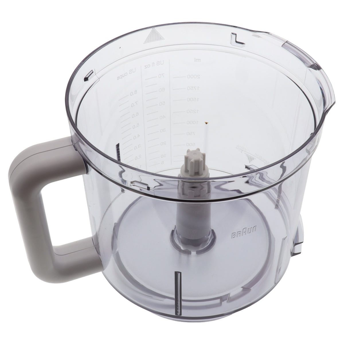 Braun ciotola contenitore 2000ml robot Multiquick 3 5 CombiMax K600 K650 K700 K750 Tribute
