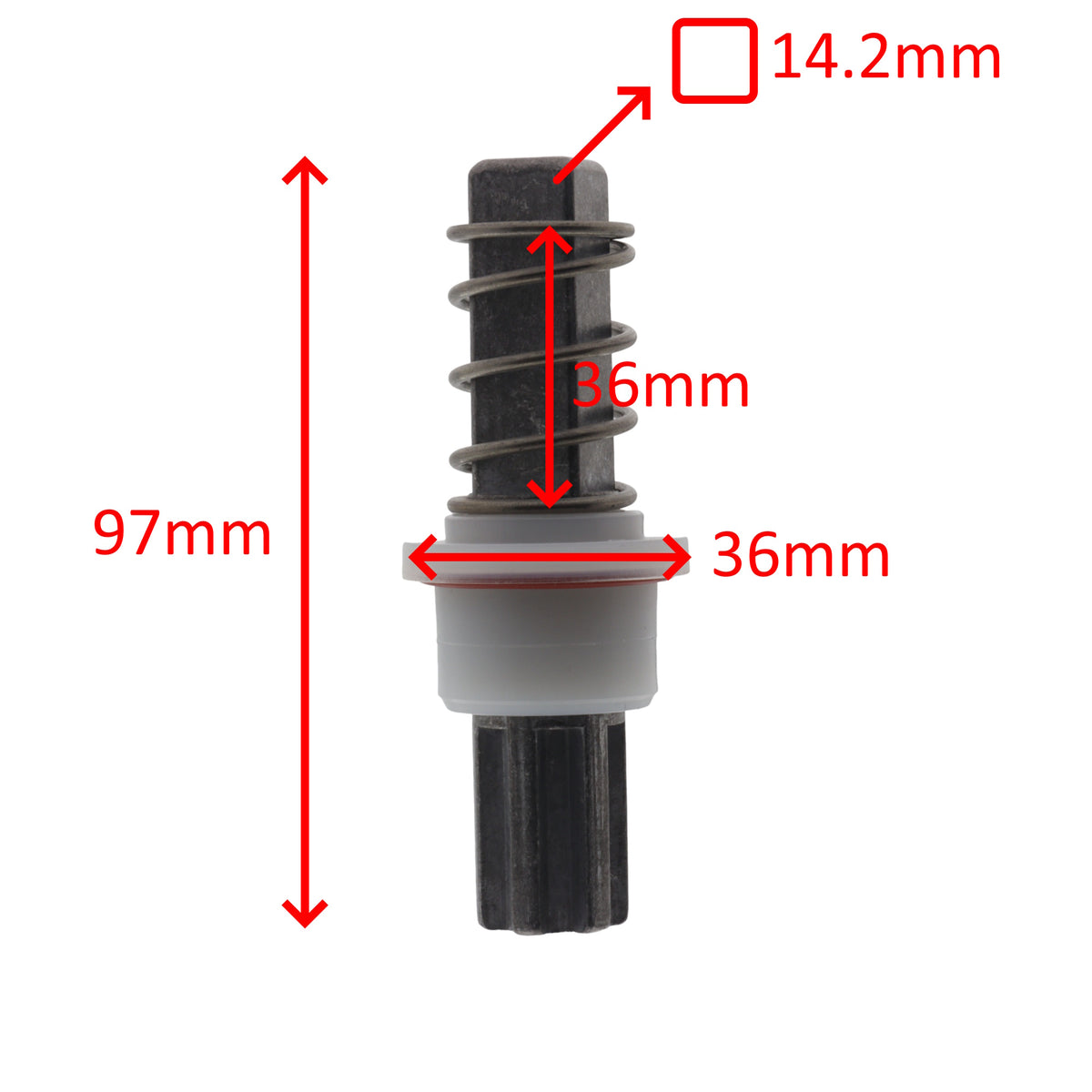 Tre Spade perno giunto asse trasmissione F17616 passapomodoro Sugo Spremito Easy Junior