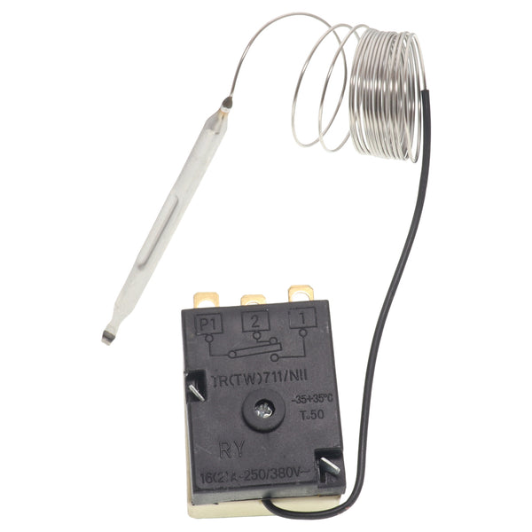 Termostato regolabile con sonda F2000 da -35°C a +35°C universale per frigoriferi e congelatori
