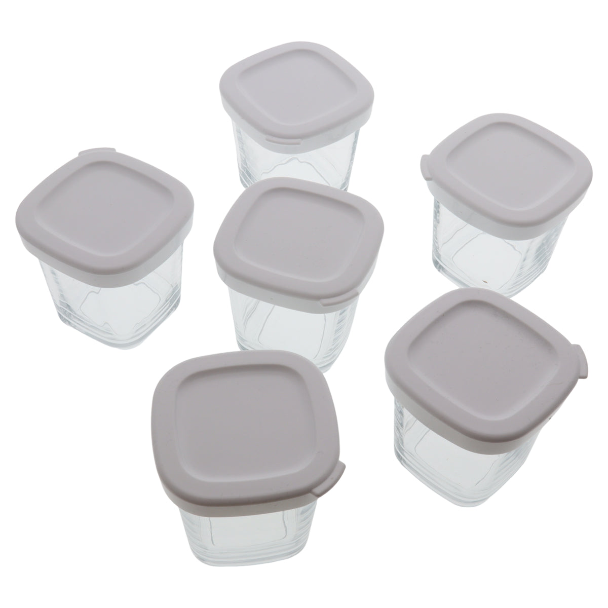 Tefal set 6x vasetti in vetro yogurth per yogurtiera Multi Delices YG65 CuCo YG66