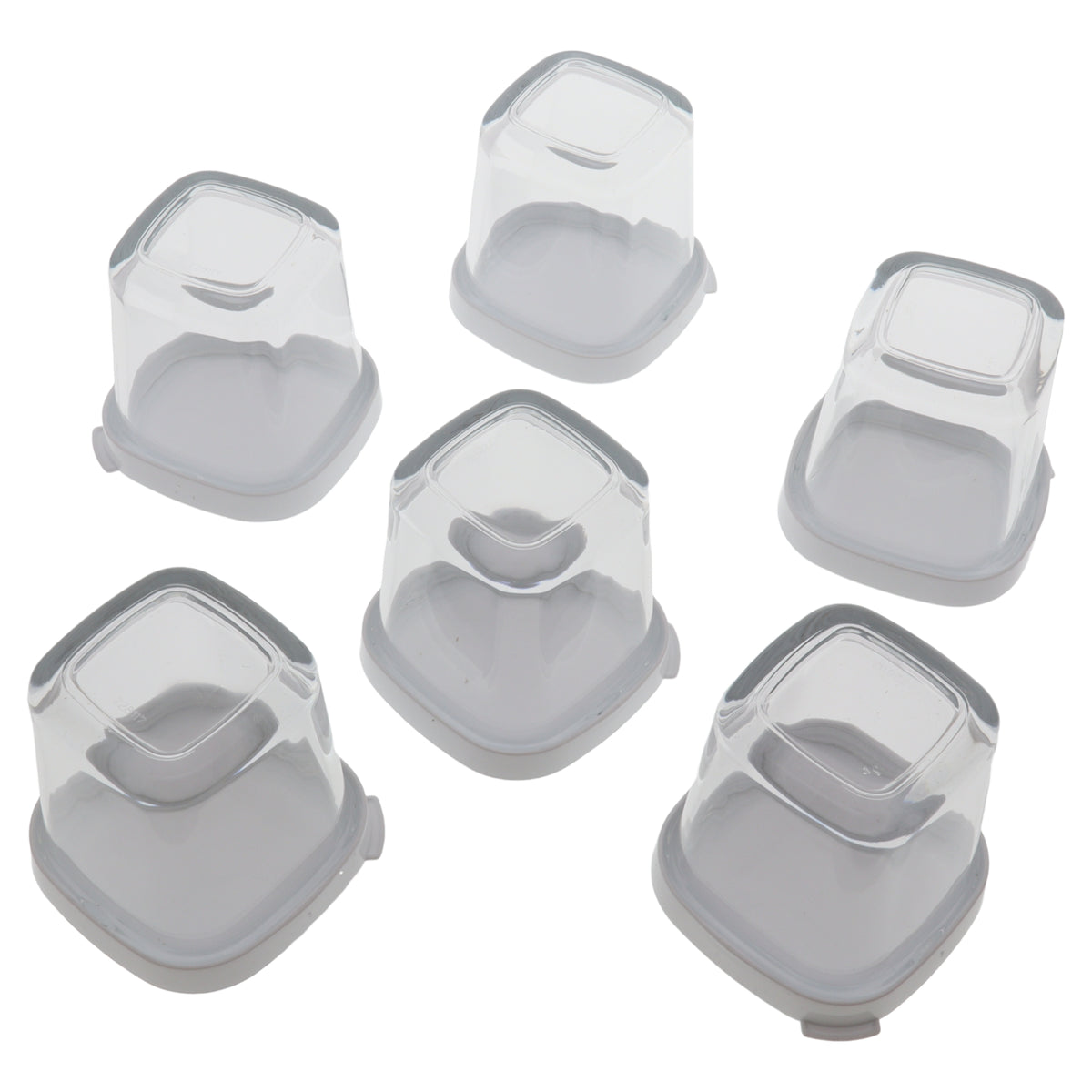 Tefal set 6x vasetti in vetro yogurth per yogurtiera Multi Delices YG65 CuCo YG66